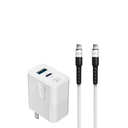 CARGADOR DE PARED FOXBOX MEGA 30W CON CABLE TYPE C