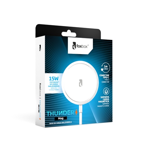 [FBTHUNDER-MAG] Cargador Inalámbrico Foxbox Thunder-MAG